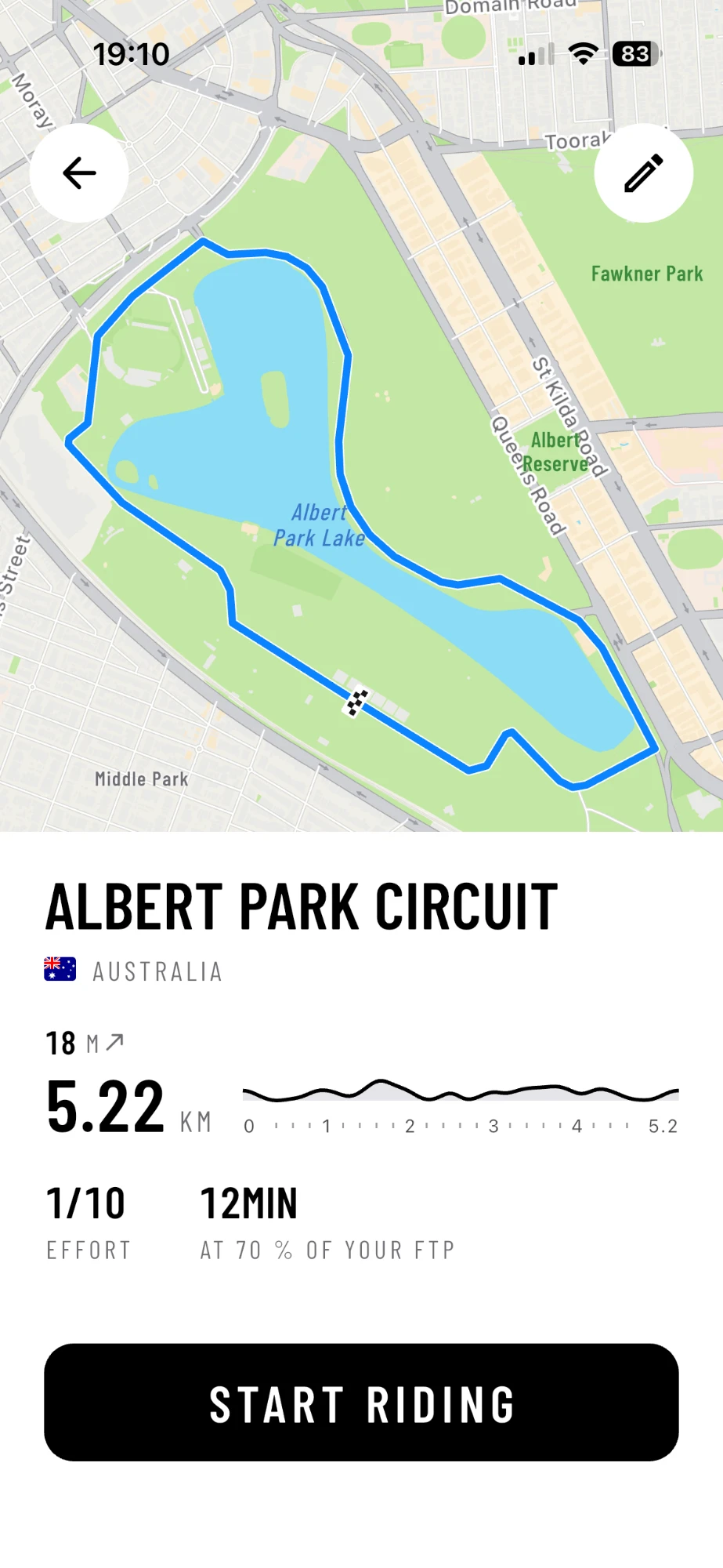 Albert Park in AnyMap