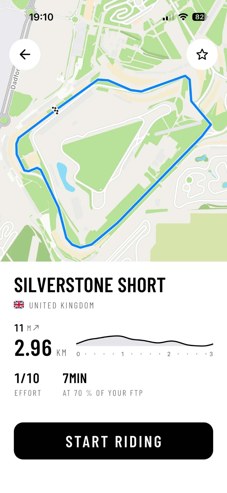 Silverstone Short in AnyMap